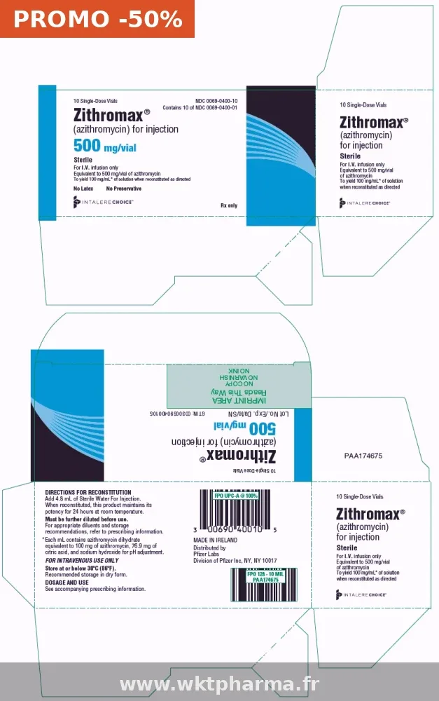 Peut-on acheter Zithromax 500mg sans ordonnance en ligne ?