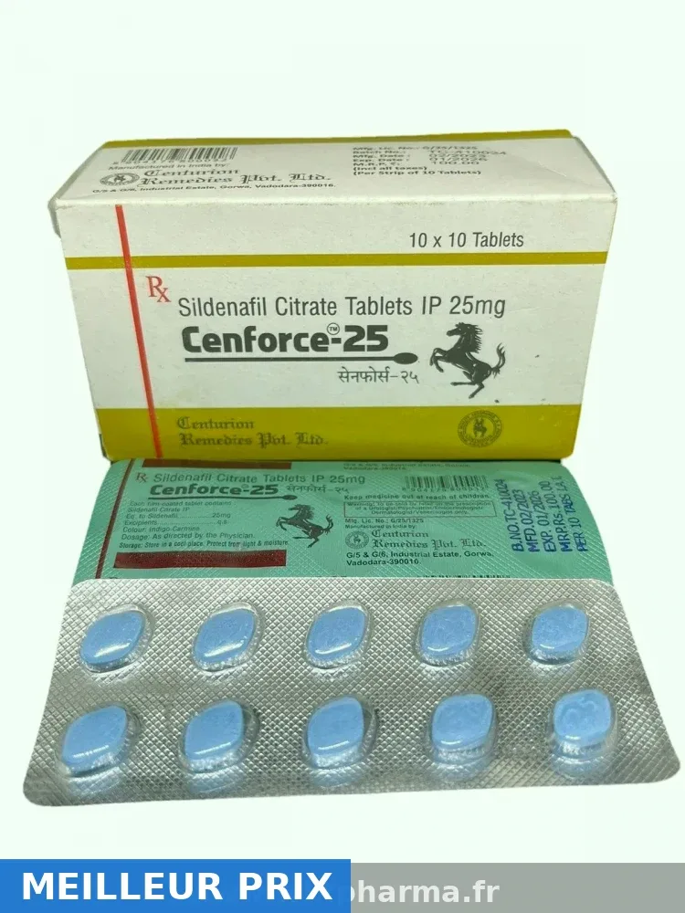 Cenforce 200mg (Sildenafil Citrate) sans ordonnance — disponible en France